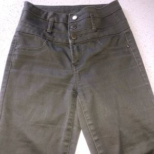 High waist skinny jeans